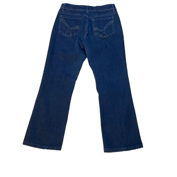 Lee Women's Blue Medium Wash Denim Bootcut Jeans Size 8 Short - Picture 4 of 6